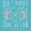 Womens Harry Potter Luna You’re Just As Sane as I Am Racerback Tank - 2 of 4
