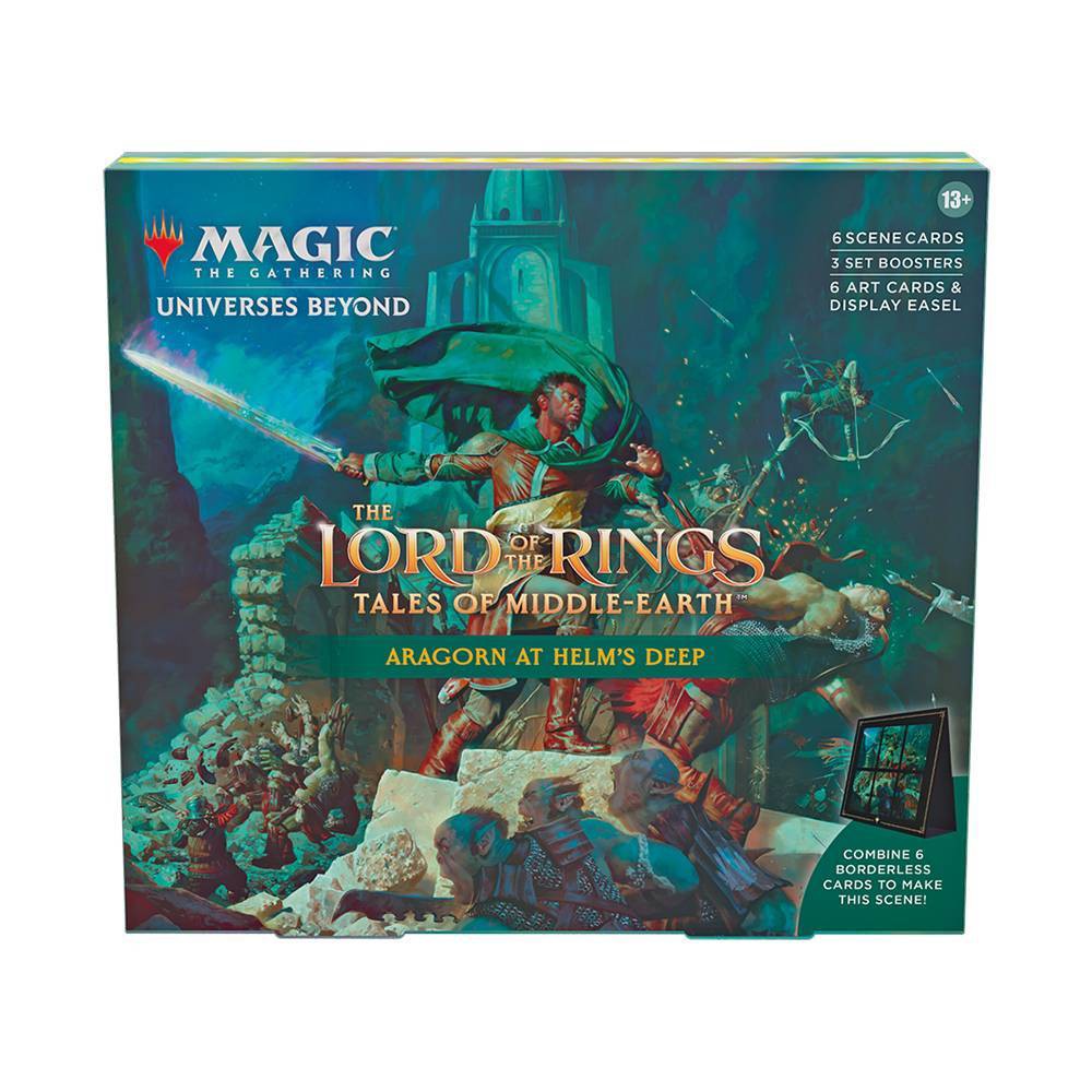 Magic: The Gathering The Lord of the Rings: Tales of Middle-earth Scene Box - Aragorn at Helm's Deep