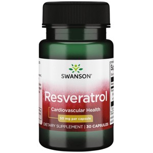 Swanson Resveratrol 50 mg 30 Capsules. - 1 of 1