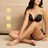 Niidor Strapless Sticky Bra for Women Sticky Bust Silicone Adhesive Bra Invisible Push up Lift Bra for Backless Dress with Nipple Covers - 3 of 4