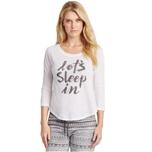 Aeropostale Womens Let's Sleep In Pajama Sleep T-shirt - 1 of 1