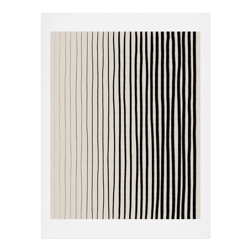 Alisa Galitsyna Black Vertical Lines Art Print & Hanger - Society6, 2 of 3