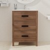 Hyleory KD Freestanding Bathroom Vanity with Resin Single Sink, 24" and 36" available - 3 of 4
