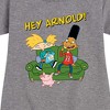 - Hey Arnold! - Arnold, Gerald, and Abner Graphic Short Sleeve Fleece Dress - 2 of 4