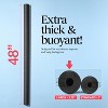 Play22usa Pool Noodles Foam 6 Pack – Large Black Foam Noodle Tubes, Bulk Swim Noodles, Multi-Purpose Float, Exercise & Craft Aid - 2 of 4