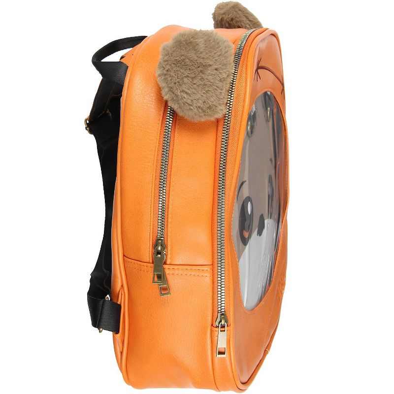 Star Wars Backpack Ewok Mini Backpack Pin Display Miniature Backpack Orange, 3 of 7
