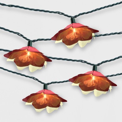 10ct Flower Outdoor String Lights Red - Opalhouse™ – Target Inventory  Checker – BrickSeek