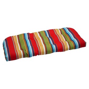 Pillow Perfect Westport Outdoor Wicker Loveseat Cushion -