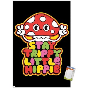 Trends International Mushroom - Stay Trippy Little Hippie Unframed Wall Poster Prints - 1 of 4