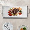 VEVOR Stainless Steel Griddle, 32x16 inch Universal Flat Top Rectangular Plate, Gas Grill Griddle for BBQ Grill, Teppanyaki, Silver - 2 of 4