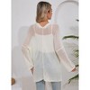 Clearlove Women Lightweight Cardigan Casual Knit Top Summer Beach Coverups - 4 of 4