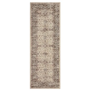 Vintage Boho Area Rugs, Vintage Washable Runner Rugs, Soft Modern Pastel Carpets for Living Room Bedroom Nursery Office Farmhouse - 1 of 4