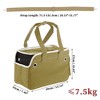 Unique Bargains Breathable Pet Carrier Bag Foldable Transport Box with Removable Mat - 2 of 4
