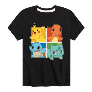 Boys' - Pokémon - Pokémon Squares Short Sleeve Graphic T-Shirt - 1 of 4