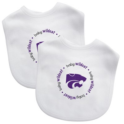 BabyFanatic Officially Licensed Unisex Baby Bibs 2 Pack - NCAA Kansas State Wildcats