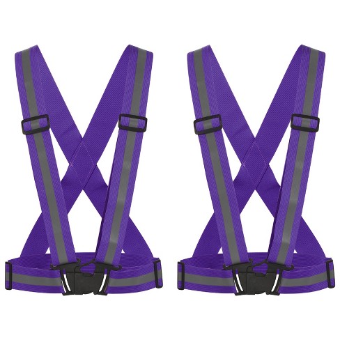 Purple reflective clearance vest