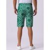 INSPIRE CHIC Men's Summer Retro Flat Front Graphic Printed Shorts - 3 of 4
