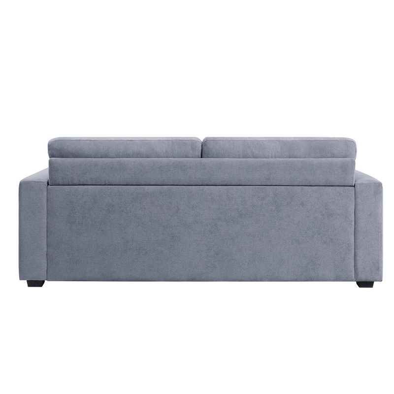79&#34; Rogyne Sofa Gray Linen - Acme Furniture, 5 of 8