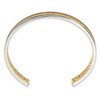 Chisel Stainless Steel Polished Yellow IP-plated Cut out Center 9.5mm Cuff Bangle - 2 of 4