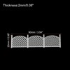 Unique Bargains Mini Ornament Decorative DIY Picket Fences 2 Pcs - 2 of 4