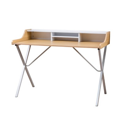 Aalto Computer Desk White - Christopher Knight Home: Modern Office ...