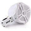 Dual 6.5'' Marine Wakeboard Speakers for Boating with Multi-Color Lights, 200W, Water Resistant, White - 2 of 4