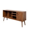 NicBex Wood TV Stand for Living Room - Media Console with 1 Cabinet & 3 Open Shelves, 53 x 14 x 26 Inches - 4 of 4