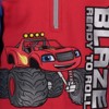Blaze and the Monster Machines Little Boys Fleece Half-Zip Fashion Hoodie Red  - 3 of 4