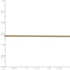 Black Bow Jewelry 1.5mm, 14k Yellow Gold, Solid Parisian Wheat Chain Anklet, 9 Inch - 4 of 4
