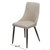NicBex Mid Century Dining Chairs Set of 2 with Tapered Legs for Living Room,Meeting Room,Bedroom - 3 of 4