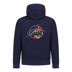 Everyday Kids Just Dunk It Basketball Pullover Hoodie – Slam Dunk Graphic Sweatshirt - 1 of 4
