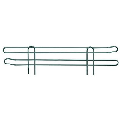 Quantum Storage Systems Back Ledge, 48"W X 4"H, Green Epoxy Antimicrobial Finish