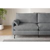 80" Fabric Spacious Loveseat Sofa with Thickened Cushions, High-Density Filling and Arm Storage Bag for Living Room - 2 of 4