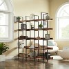 Hommoo 5 Tier Industrial Style Open Bookshelf with Metal Frame - 4 of 4