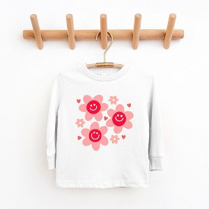 The Juniper Shop Hippy Flower Valentine Youth Long Sleeve Tee - 1 of 3