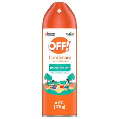 OFF! FamilyCare Mosquito Repellent Bug Spray Smooth & Dry - 6oz