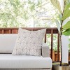 Deny Designs Color Poems Gisela Square Outdoor Throw Pillow Black/Cream - 2 of 4