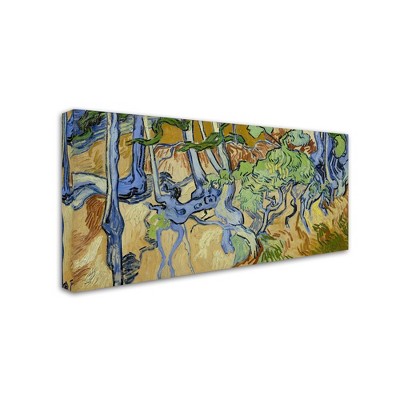 Trademark Fine Art -Van Gogh 'Tree Roots' Canvas Art