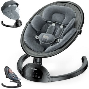 BabyBond Baby Swings for Infants with 10 Preset Lullabies, 5 Point Harness Belt, 5 Speeds and Remote Control - 1 of 4