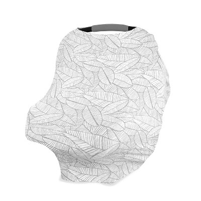 Image of aden + anais Comfort Knit Multi Use Cover Zebra Plant