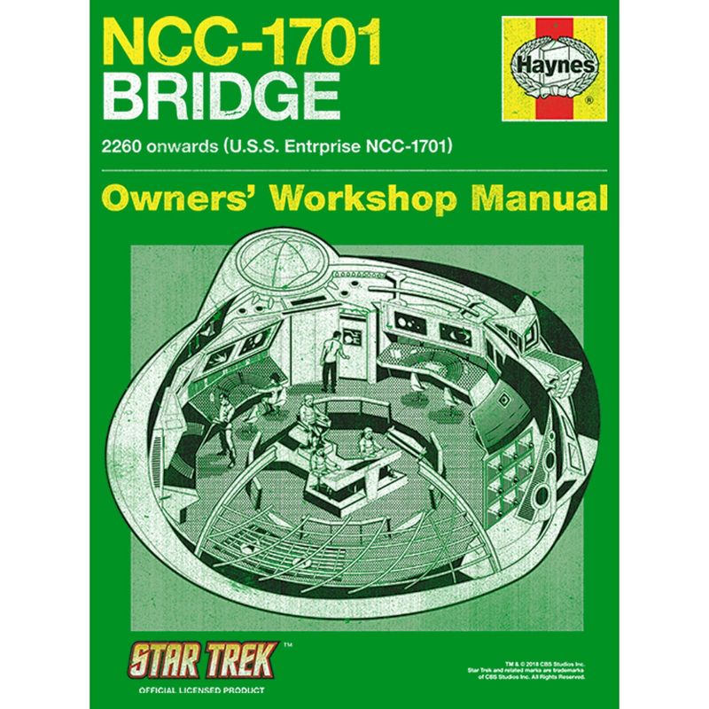 Boy's Star Trek: The Original Series USS Enterprise NC-1701 Bridge Owners Manual T-Shirt, 2 of 5