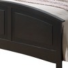 TiramisuBest Stylish Black Full Bed, Particle Board, 62x77x50", 82 lbs - 2 of 4