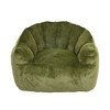 Kumasinova Faux Fur Giant Bean Bag Chair,Comfy Chair Stuffed High-Density Foam,Lazy Sofa with Armrests,Bean Bag Chairs for Adults in Living Room - 2 of 4