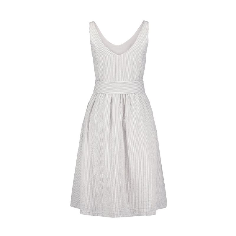 Hope & Henry Womens' A-Line Dress with Sash, 4 of 6