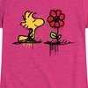 Girls' - Peanuts - Woodstock Rose Fitted Short Sleeve Graphic T-Shirt - 2 of 4