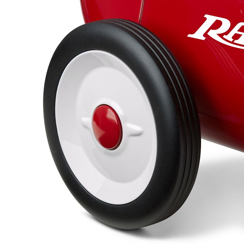 Radio Flyer 608Z Classic Style Design Steel Body Kids Little Red Roaster with Durable Quiet Drive Rubber Tires and Fun Sound Horn, 3 of 8