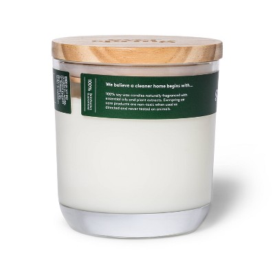Lavender & Bergamot 8 oz Soy Wax Candle with Wooden Lid