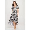 WEST K Women's Georgia Faux Wrap Dress with High-Low Hem and Tie Waist - 2 of 4