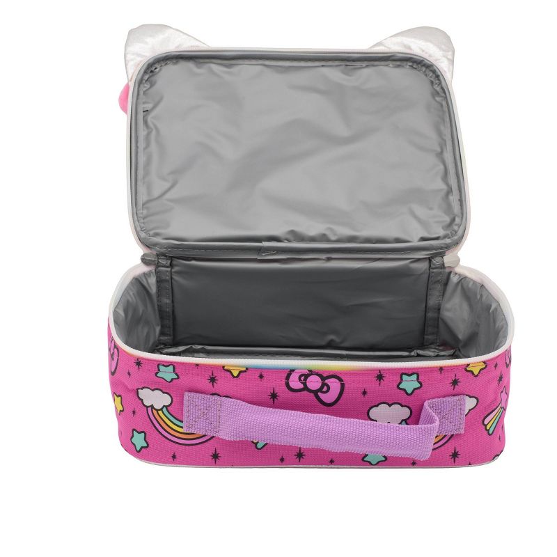 Hello Kitty Kids&#39; Square Lunch Box and Bag - Pink, 4 of 9