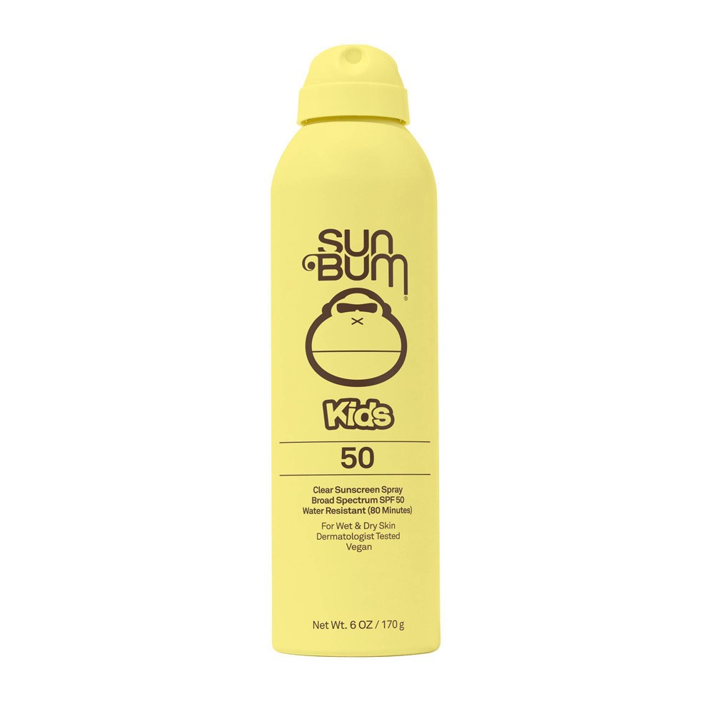 Photos - Sun Skin Care Sun Bum Kids' Clear Sunscreen Spray - SPF 50 - 6oz